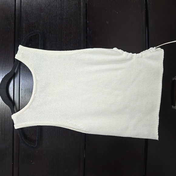 Zara Knit Tank Top of white color size MEDIUM - Picture 5 of 5
